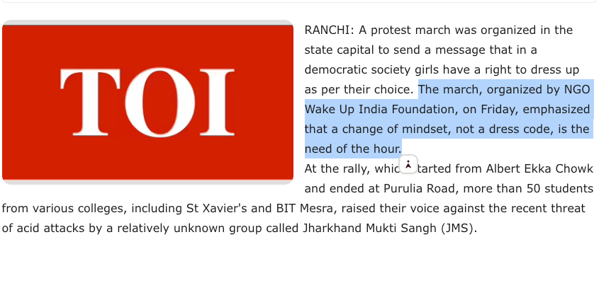 Times of India feature thumbnail